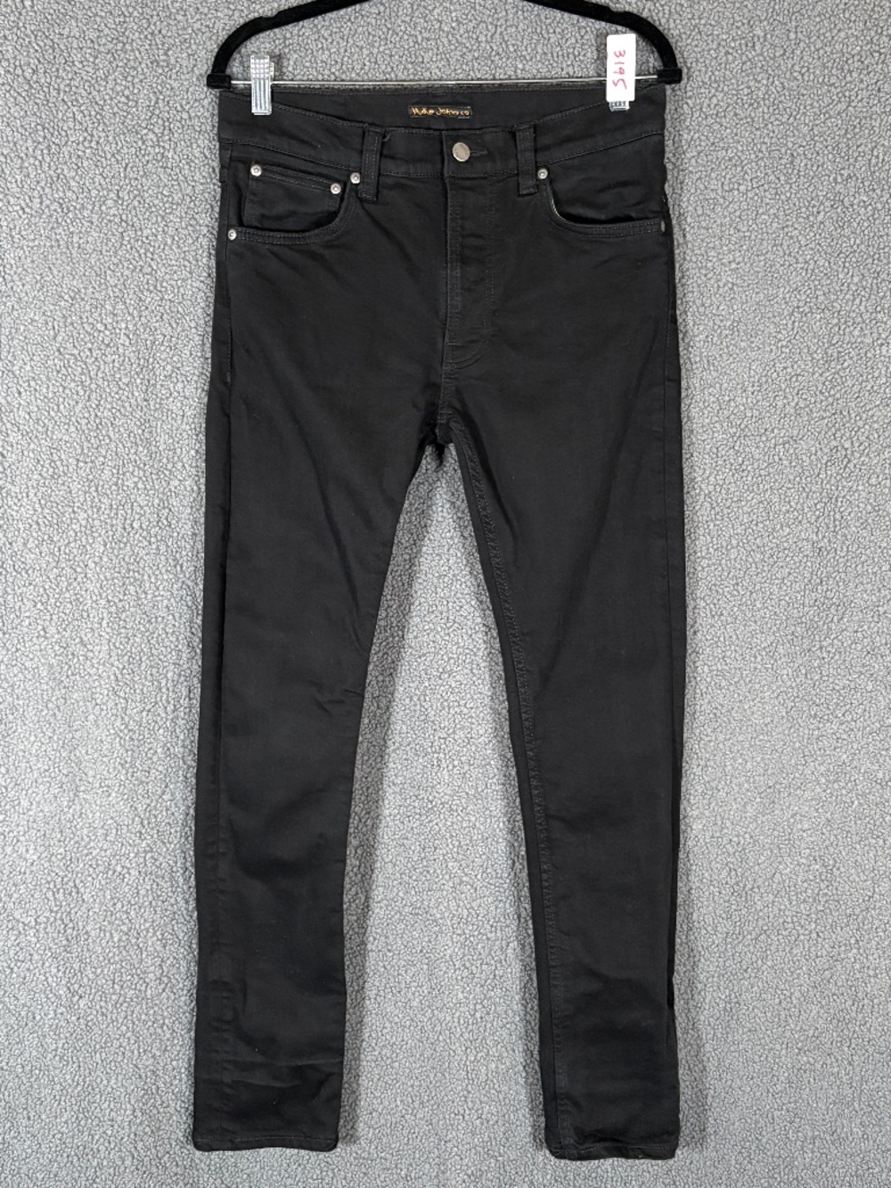 Nudie Lean Dean Slim Tapered Dry Everblack Jeans - Men's Size 32*32(Fit 32*30)